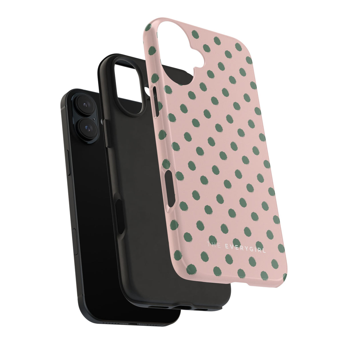 Pink & Green Polka Dots Phone Case