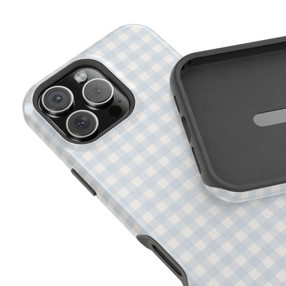 Nancy Meyers Inspired Blue Gingham Phone Case