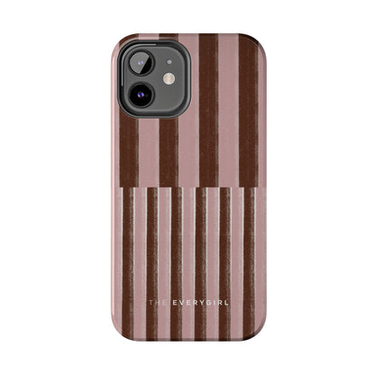 February Pink and Brown Phone Case