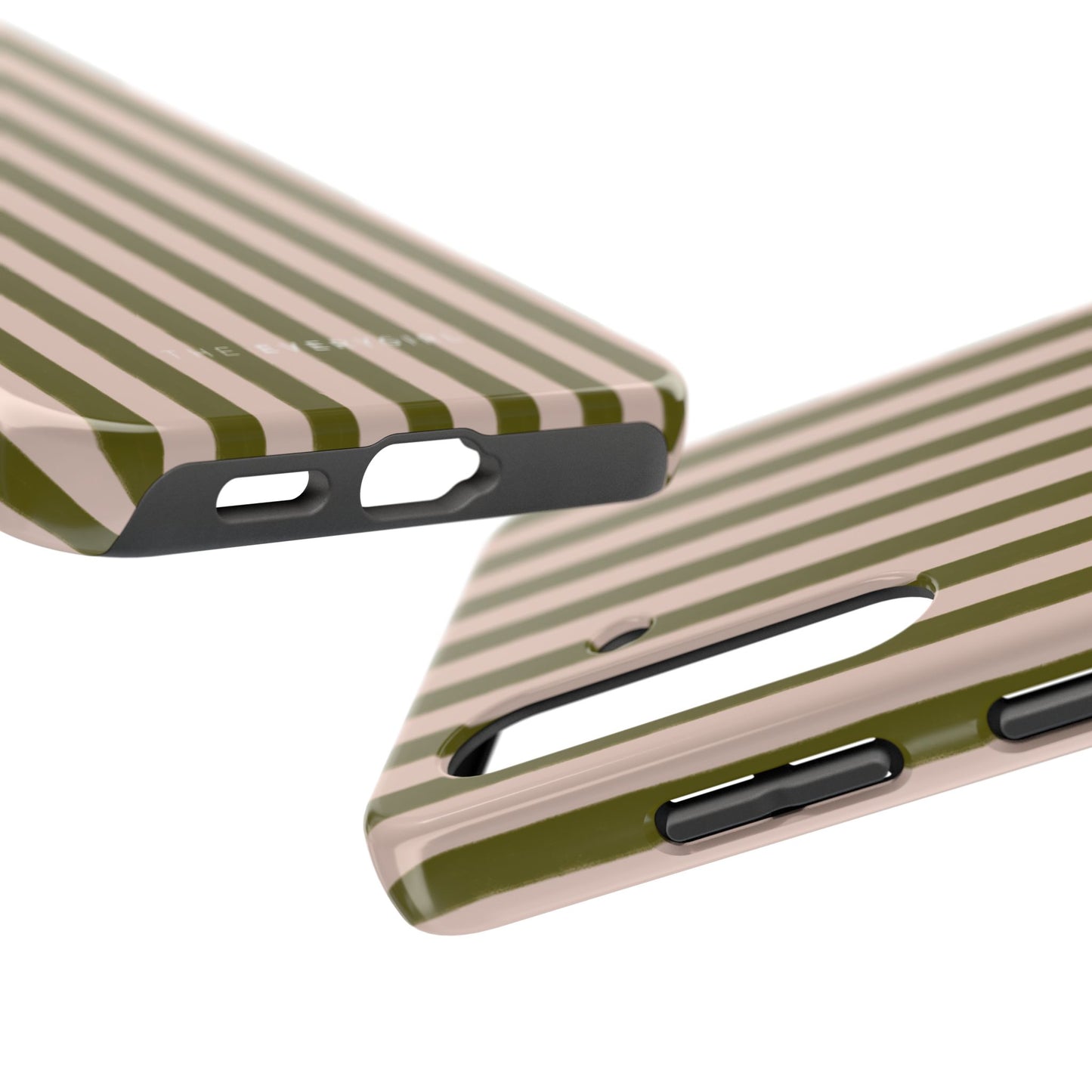 Green & Pink Stripes IPhone Case