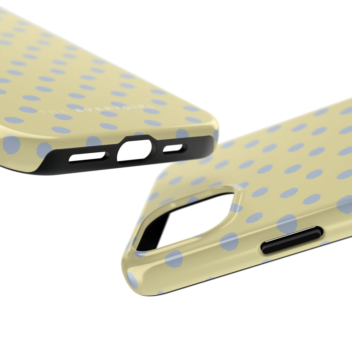 Yellow & Blue Polka Dots Phone Case