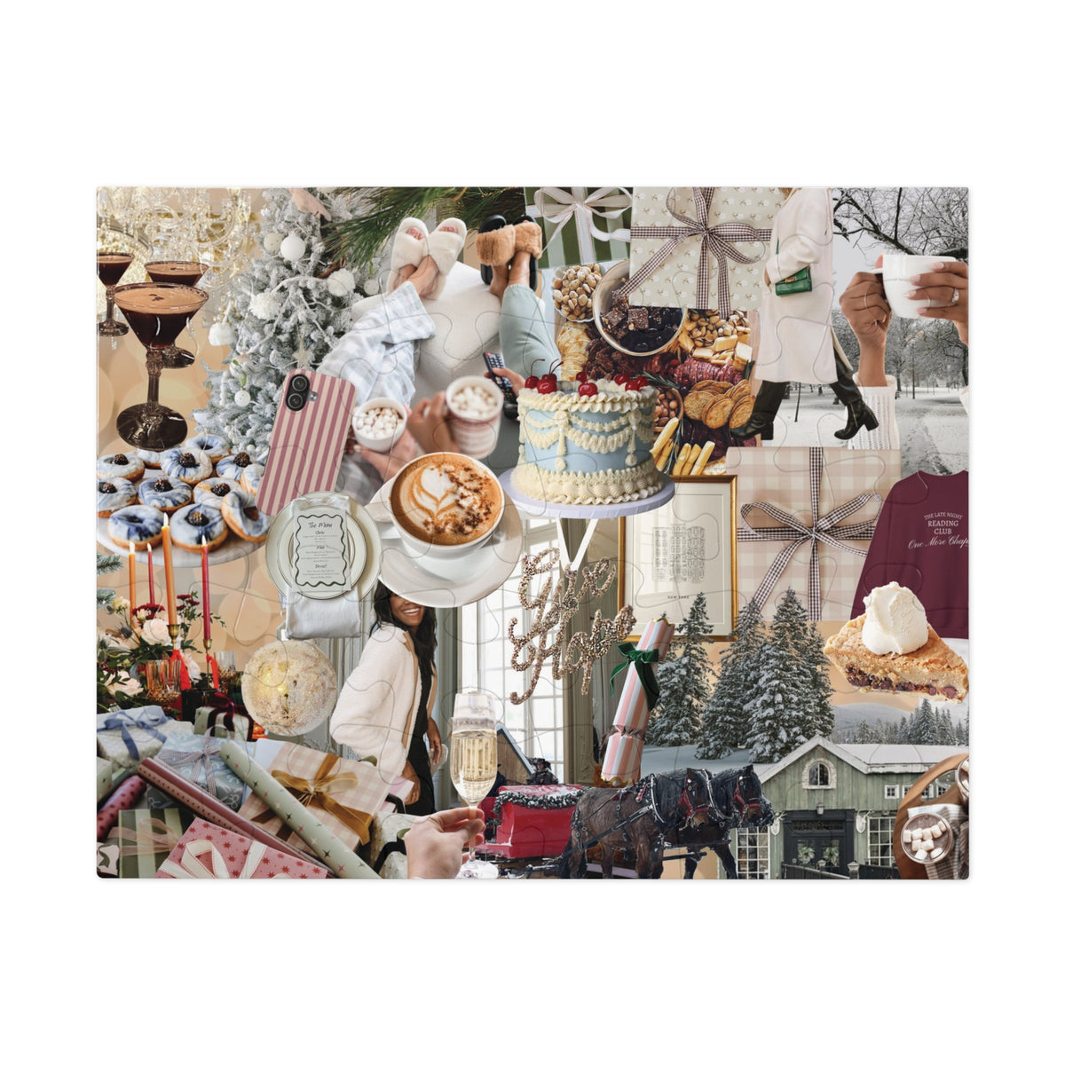 Everygirl Holiday Collage Puzzle