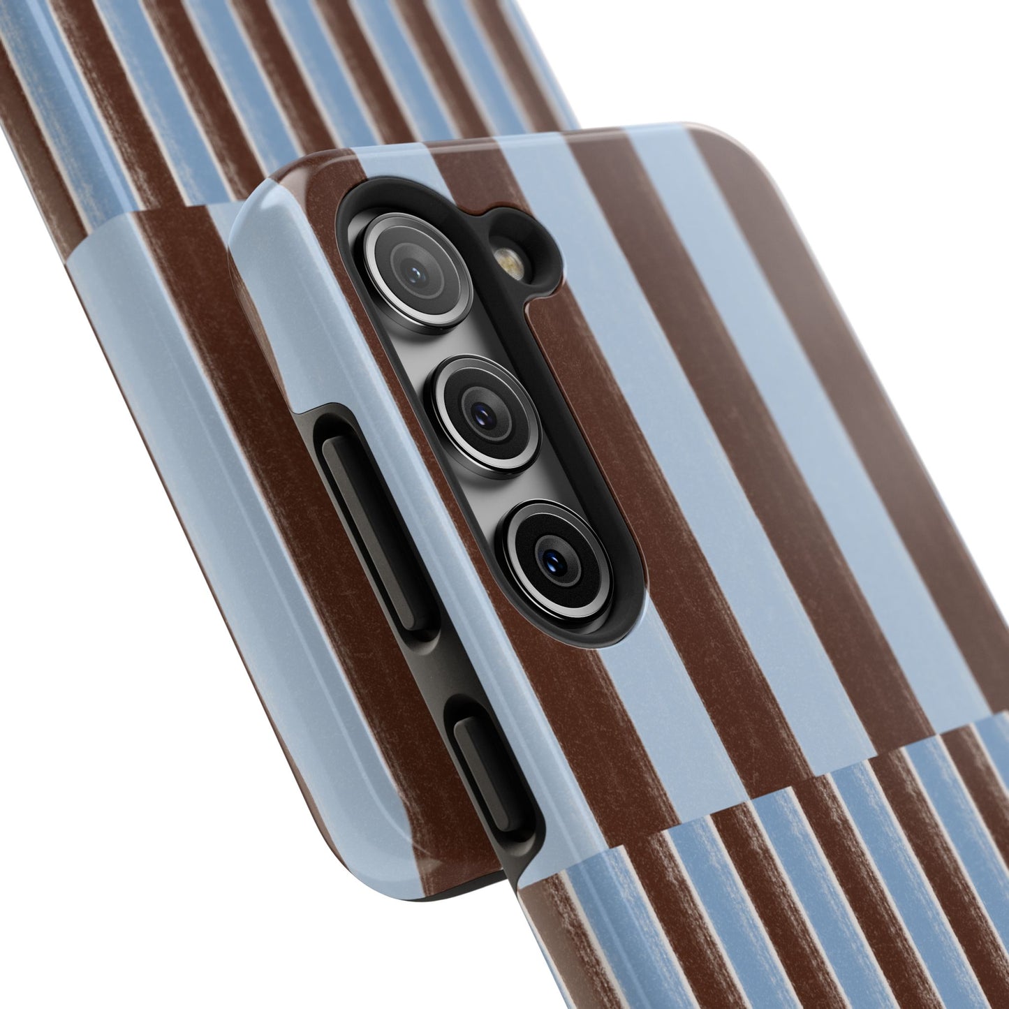January Blue & Brown Phone Case