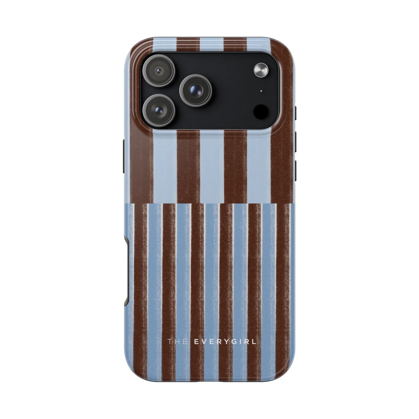 January Blue & Brown Phone Case