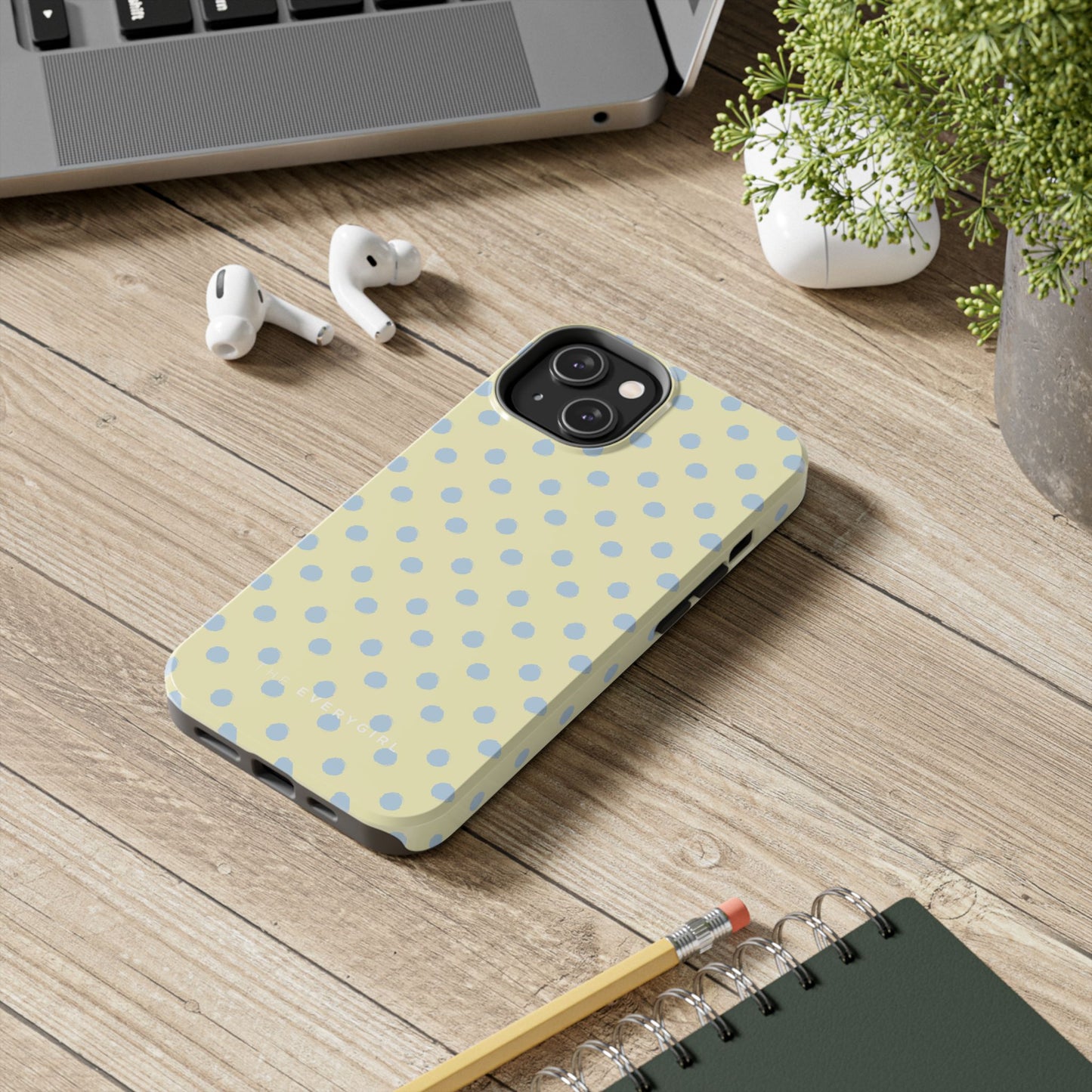 Third Coast – Yellow & Blue Polka Dots Phone Case