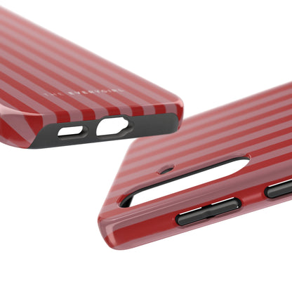 Red & Pink Stripes IPhone Case