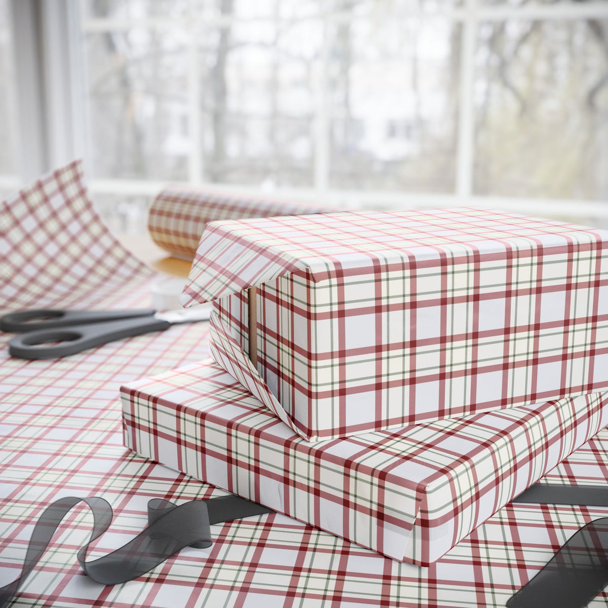 Classic Plaid Wrapping Papers