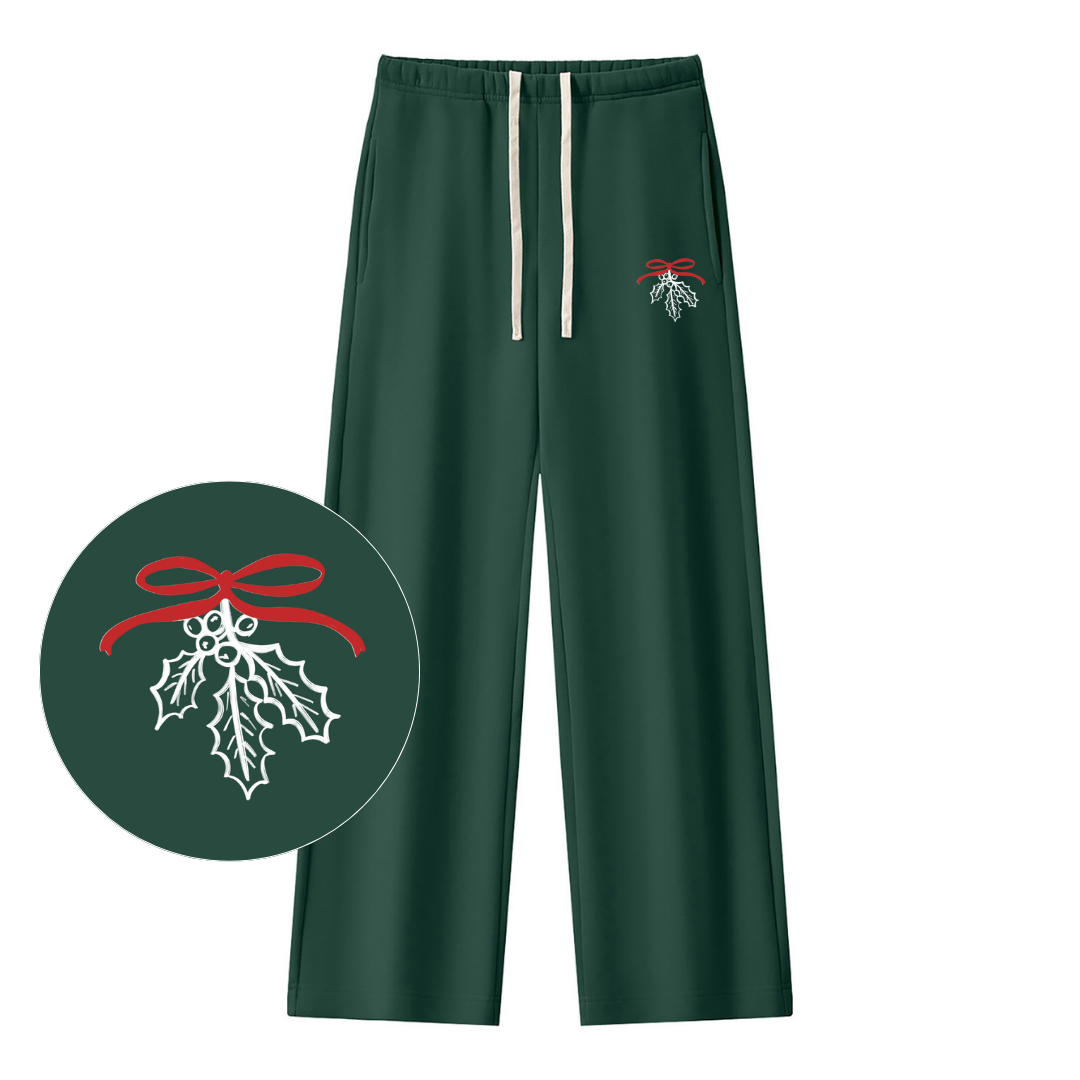 Holly Bow Sweatpants