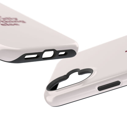Do Literally Anything Else Burgundy Phone Case