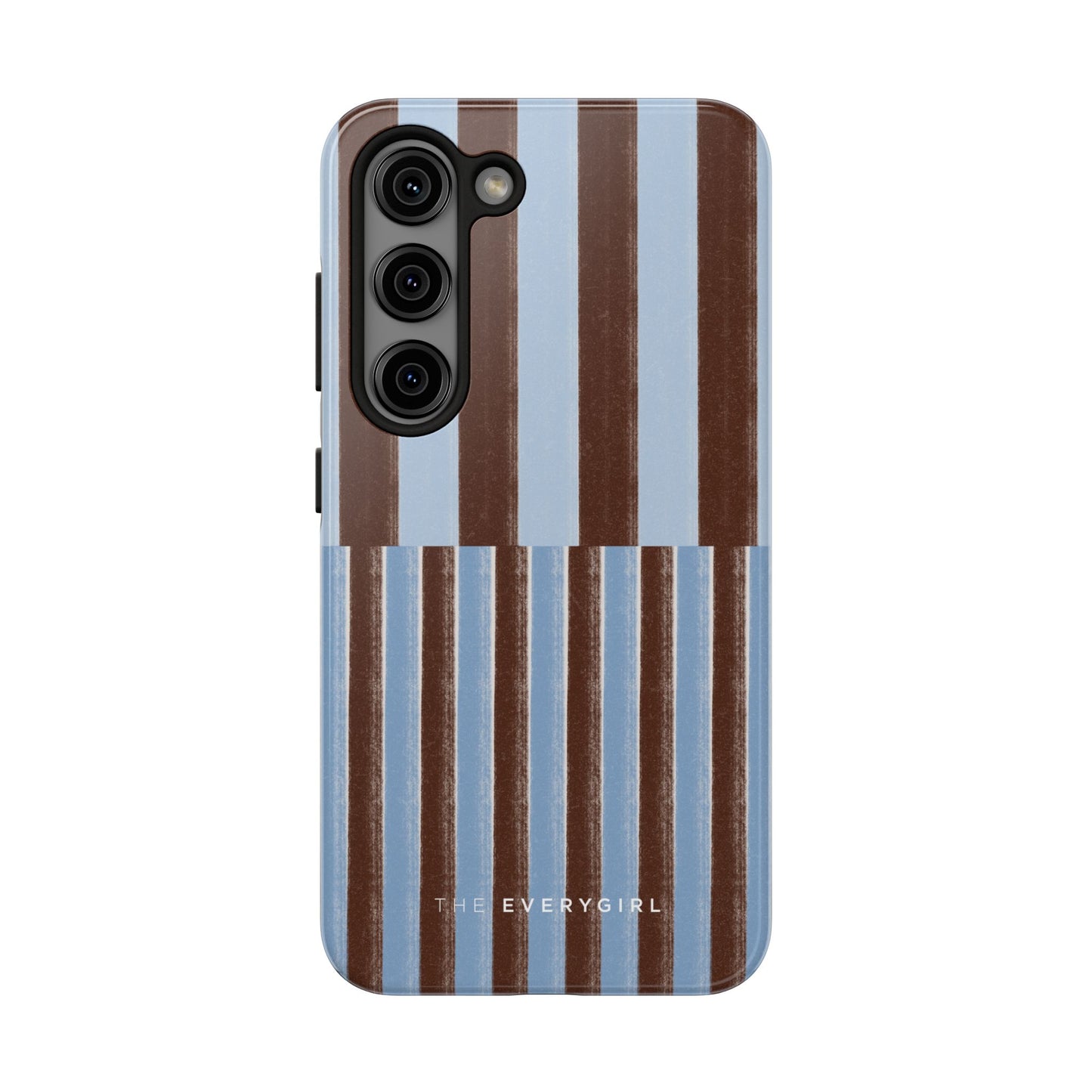 January Blue & Brown Phone Case