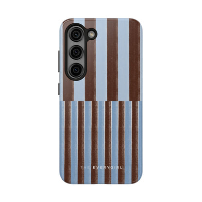 January Blue & Brown Phone Case