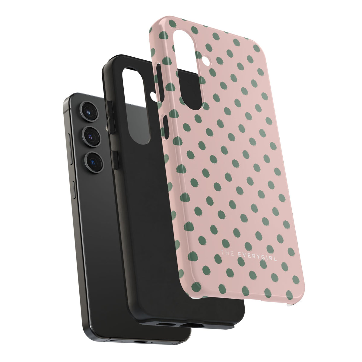 Pink & Green Polka Dots Phone Case