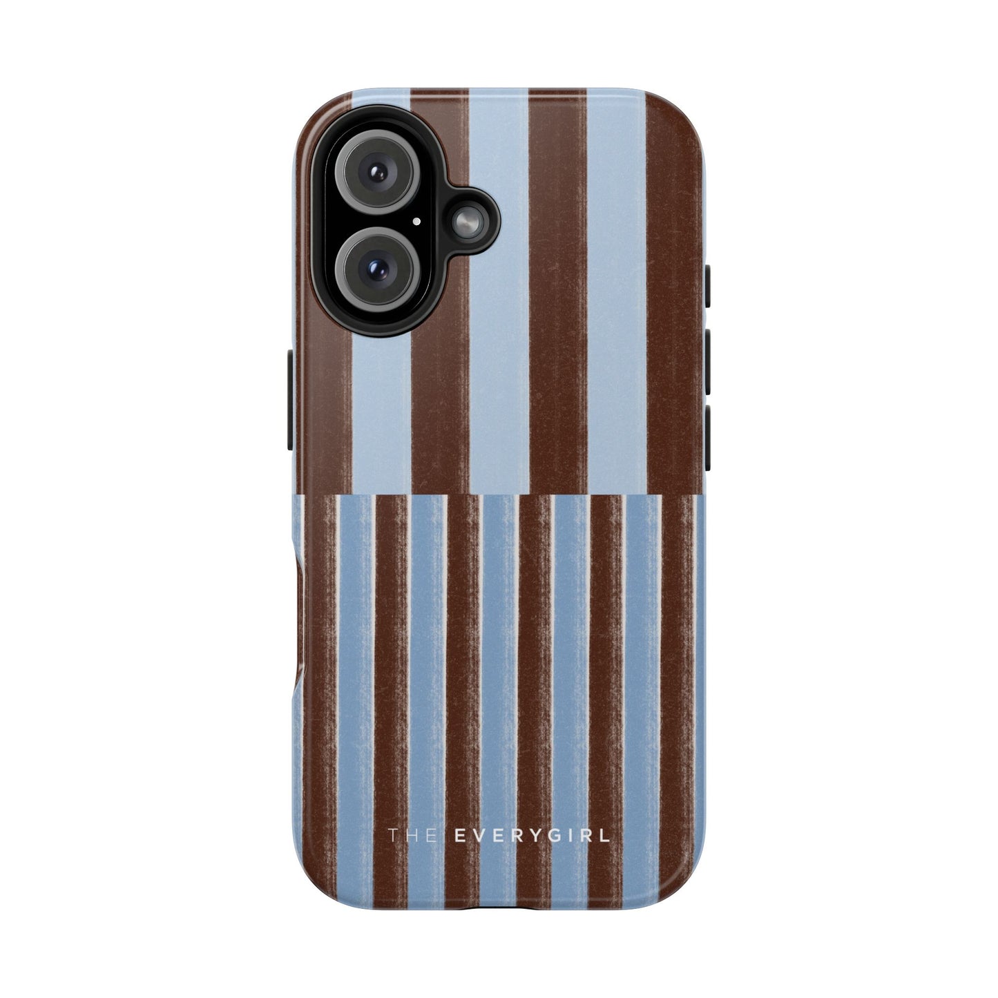 January Blue & Brown Phone Case
