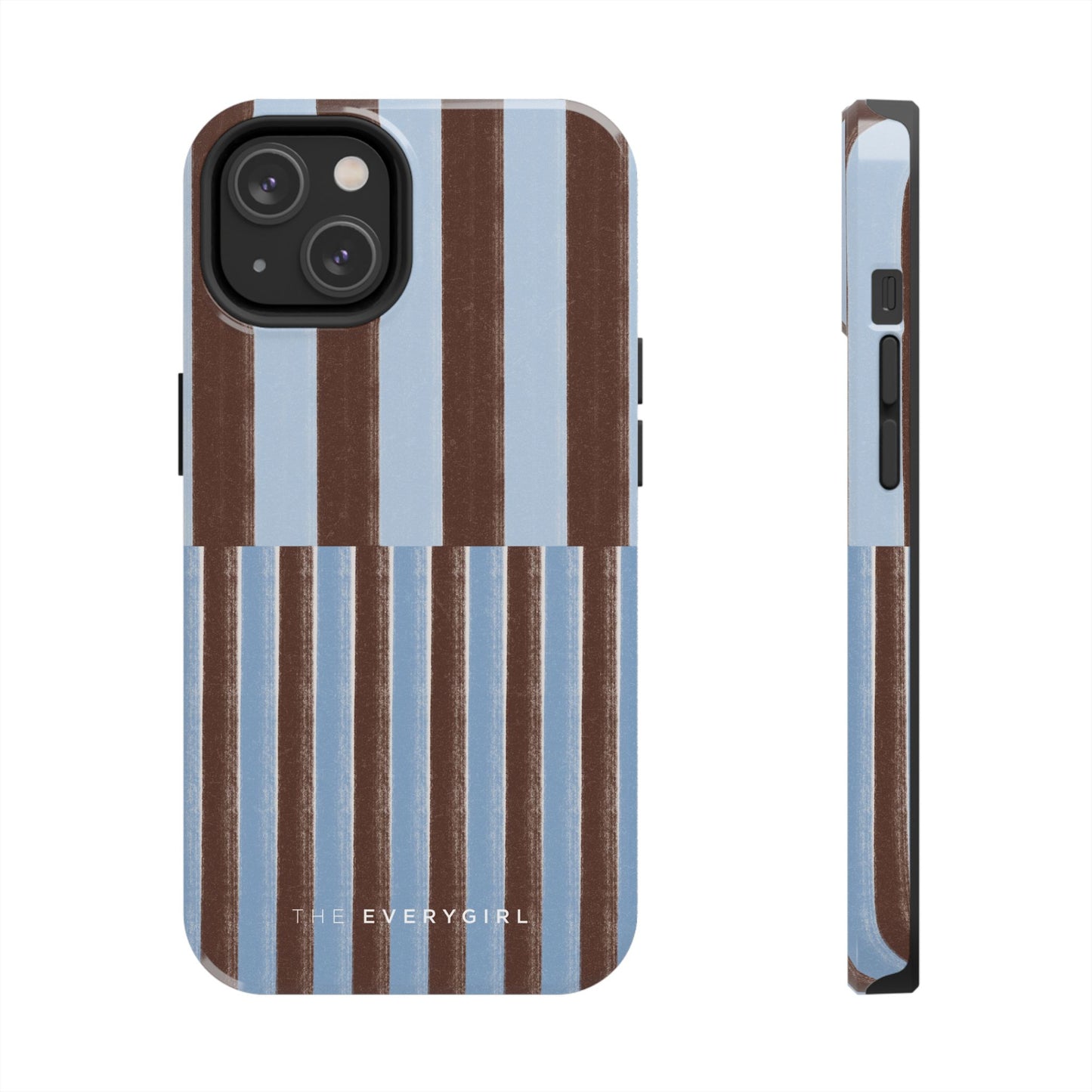 January Blue & Brown Phone Case