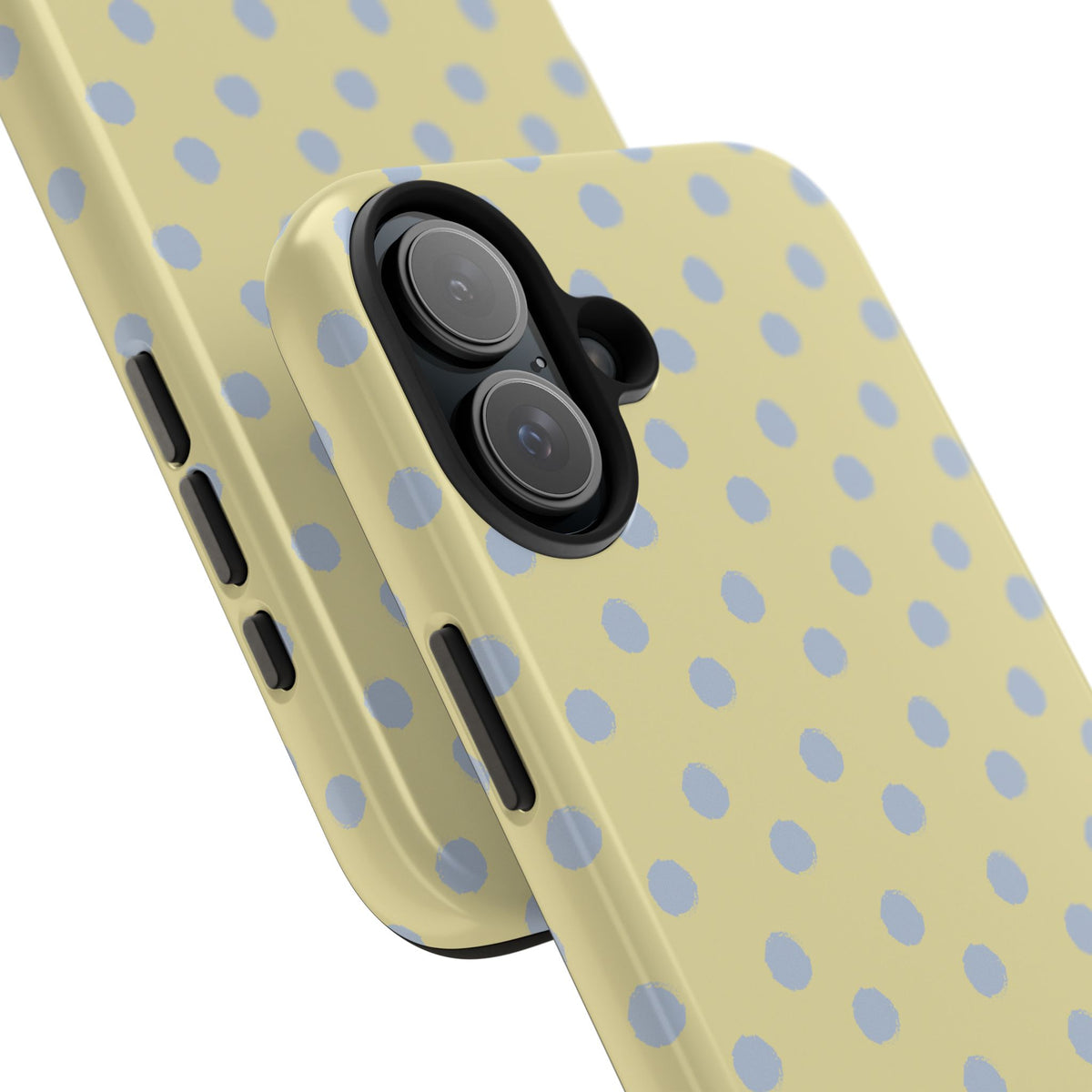 Yellow & Blue Polka Dots Phone Case