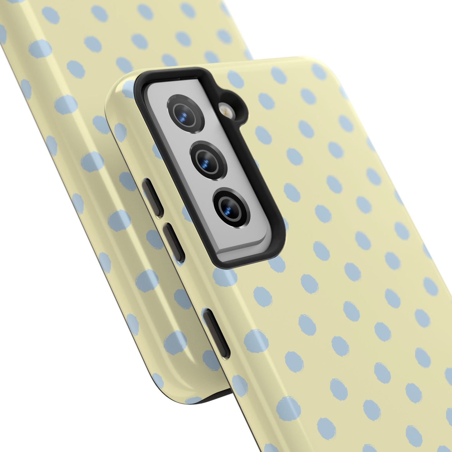 Third Coast – Yellow & Blue Polka Dots Phone Case