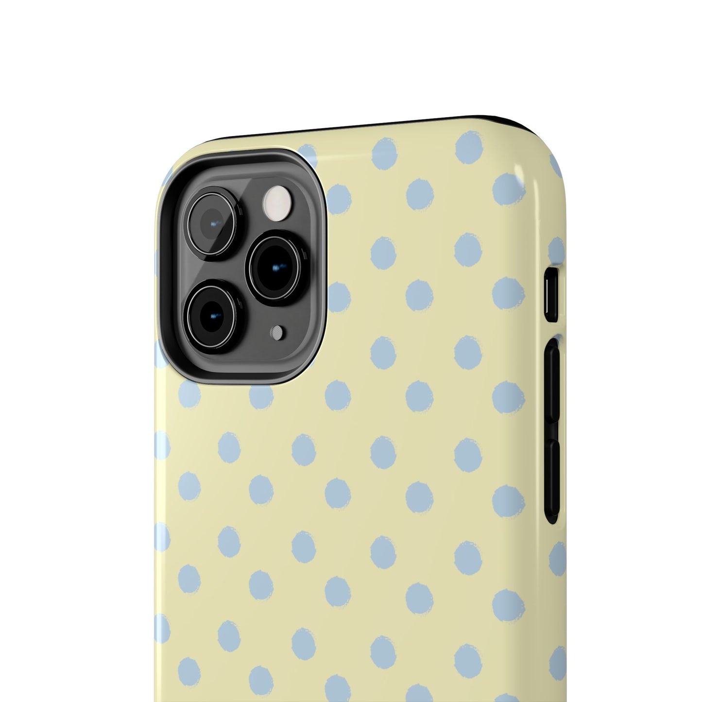 Third Coast – Yellow & Blue Polka Dots Phone Case