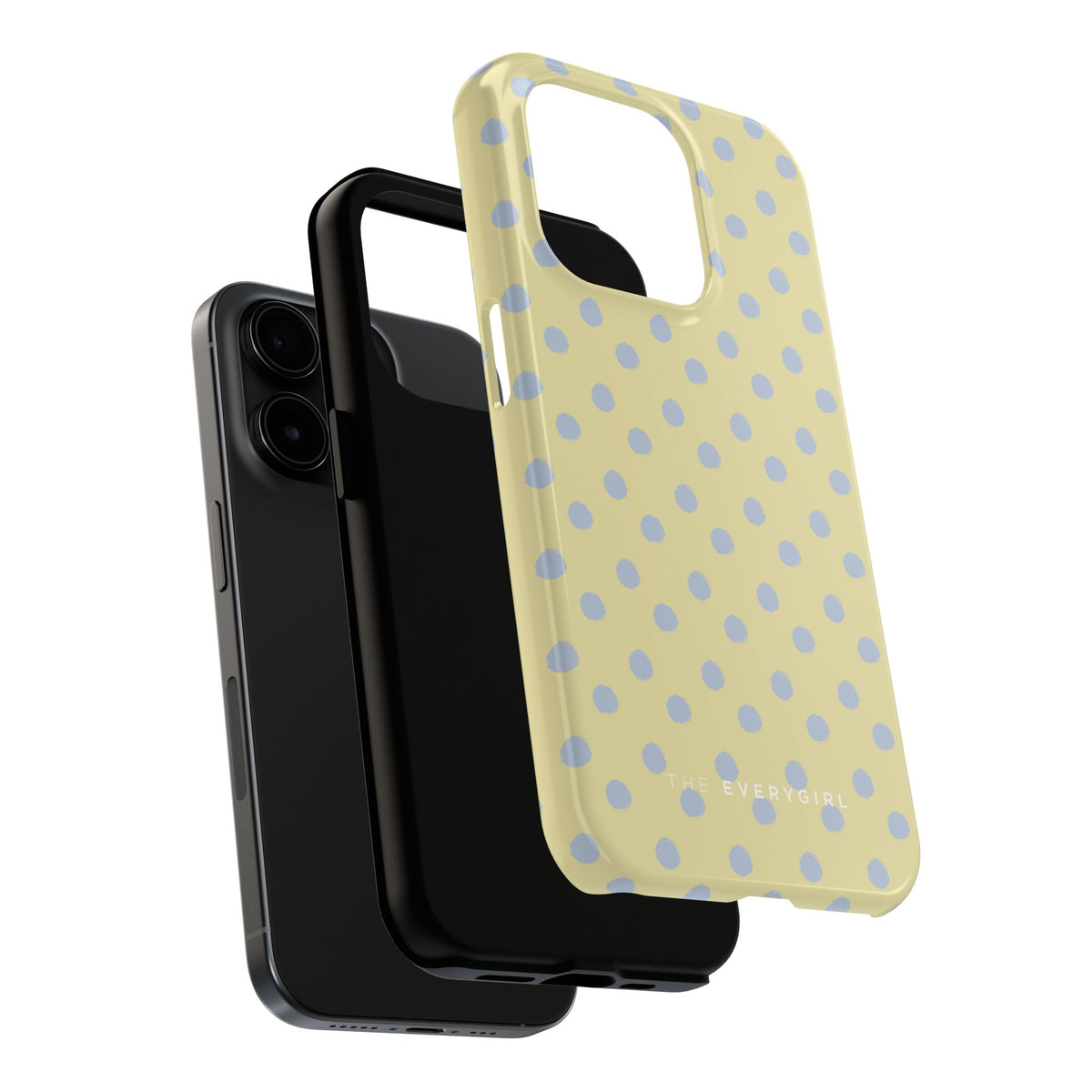 Yellow & Blue Polka Dots Phone Case