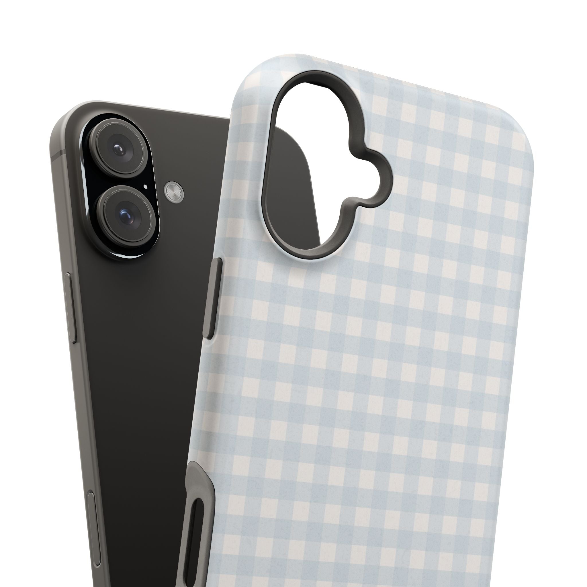 Nancy Meyers Inspired Blue Gingham Phone Case