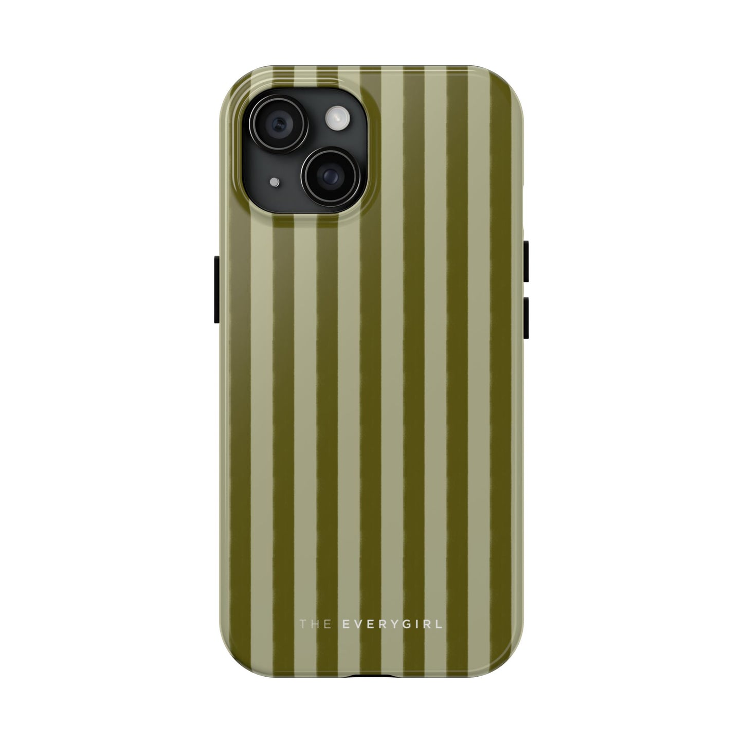 Tone on Tone Green Stripes IPhone Case