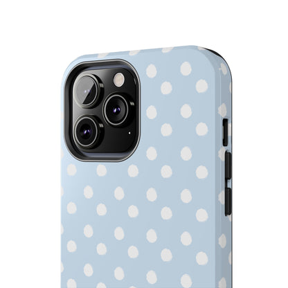 East Coast – Blue & White Polka Dots Phone Case