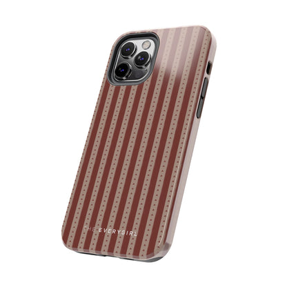 Muted Red Stripe IPhone Case