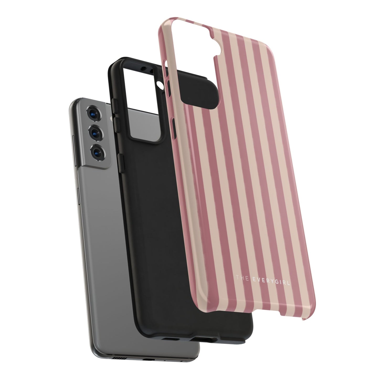 Tone on Tone Pink Stripes IPhone Case