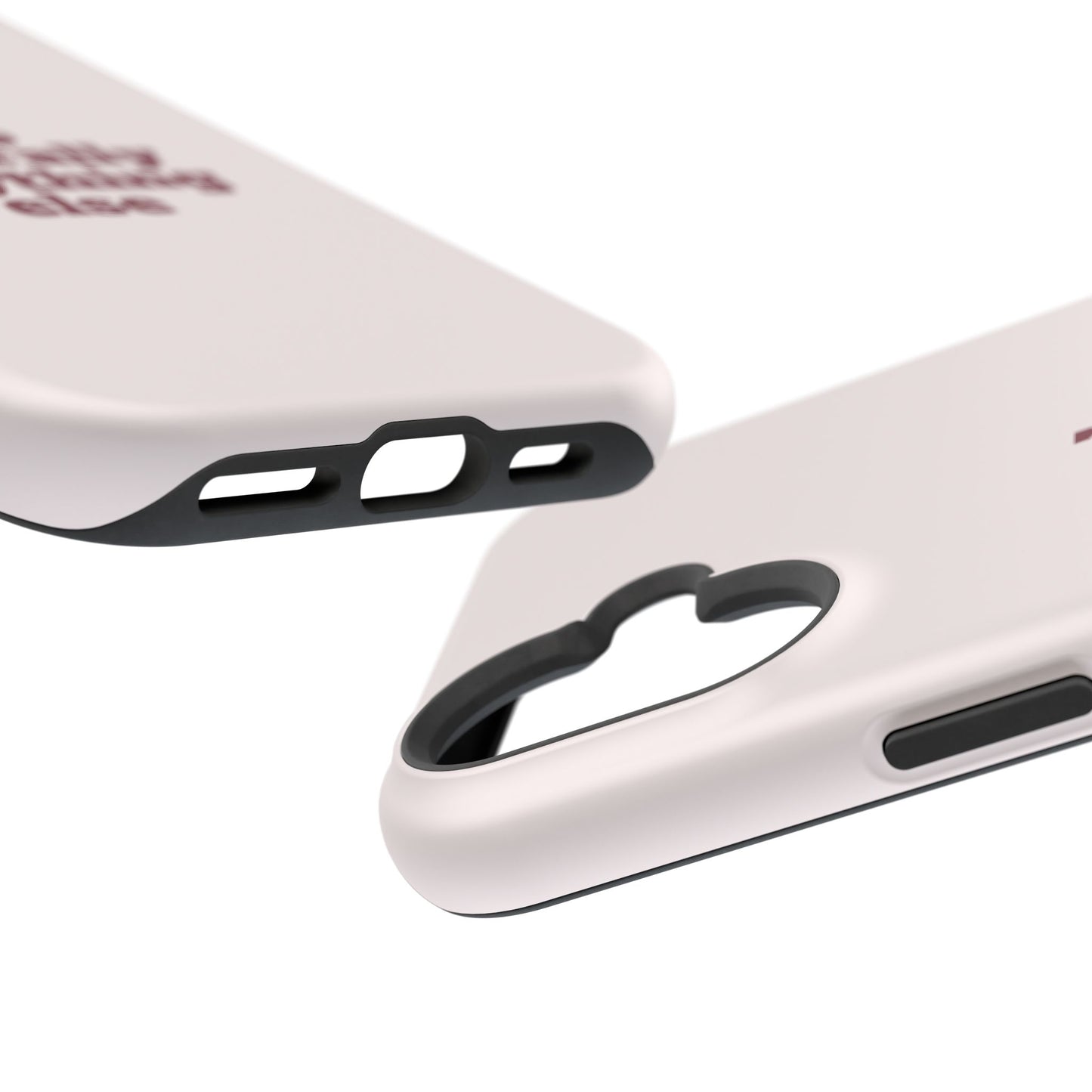 Do Literally Anything Else Burgundy Phone Case