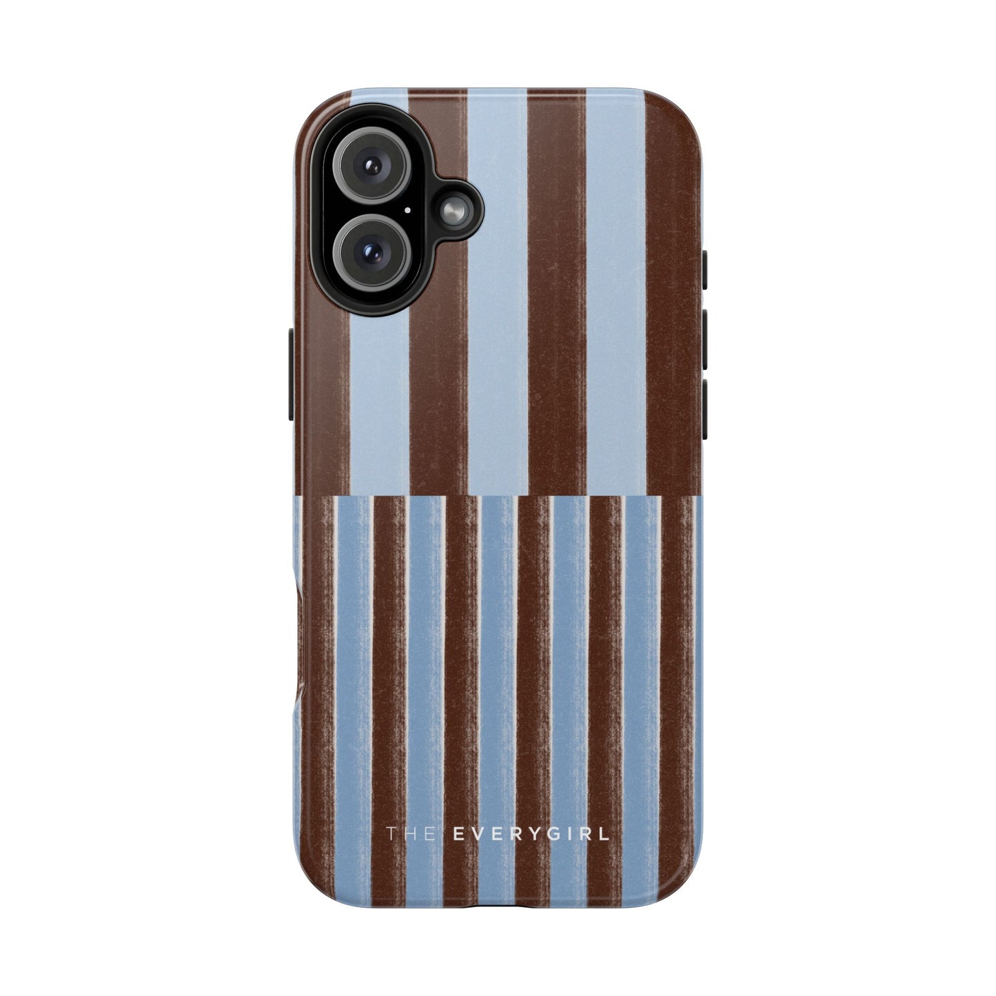 January Blue & Brown Phone Case