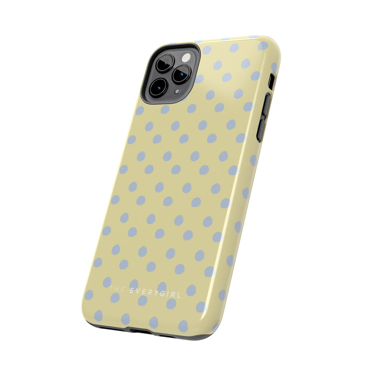 Yellow & Blue Polka Dots Phone Case
