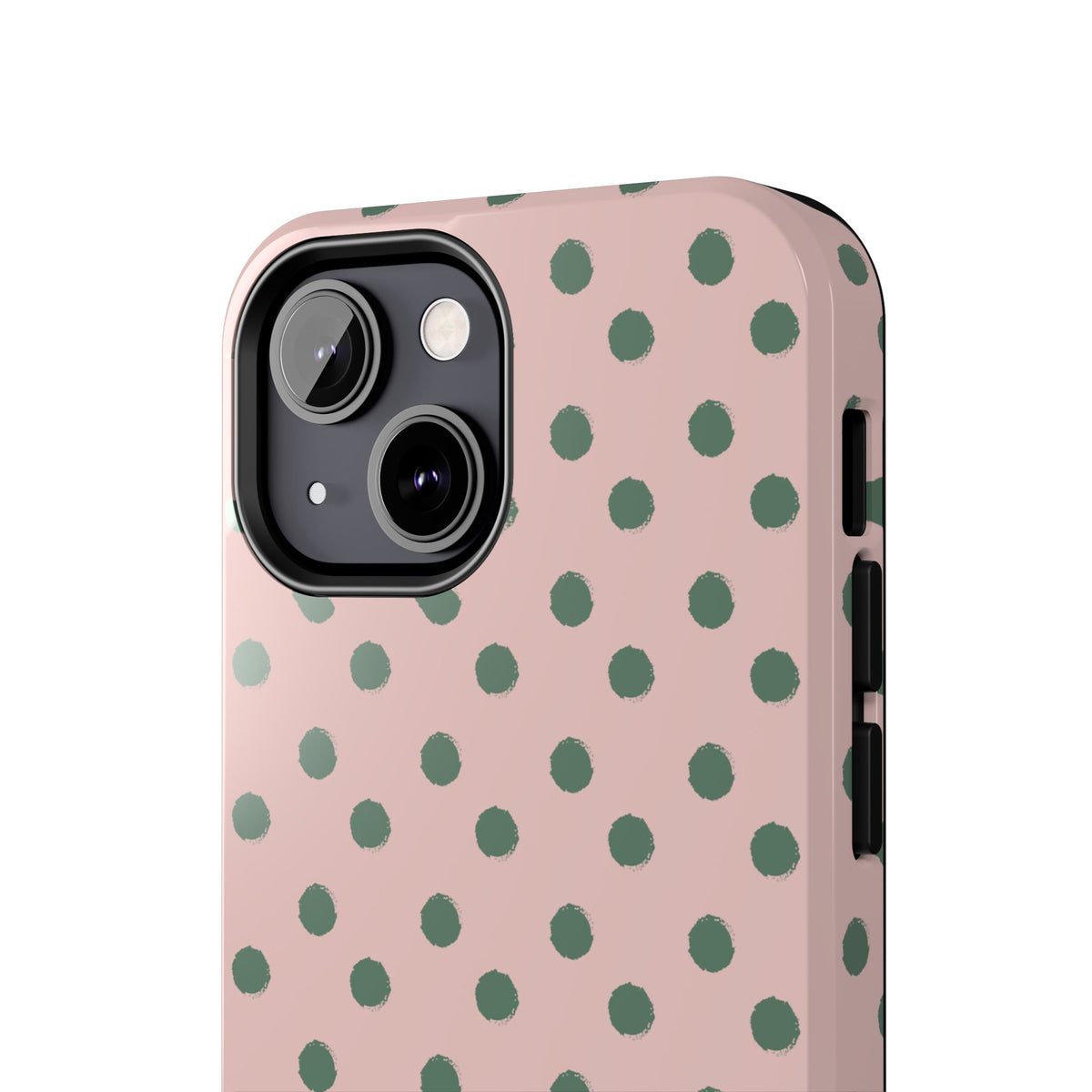 Pink & Green Polka Dots Phone Case