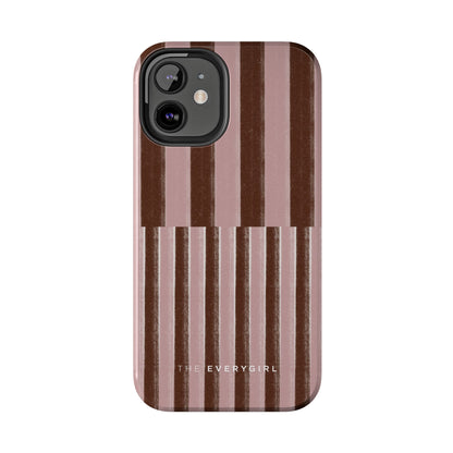 February Pink and Brown Phone Case