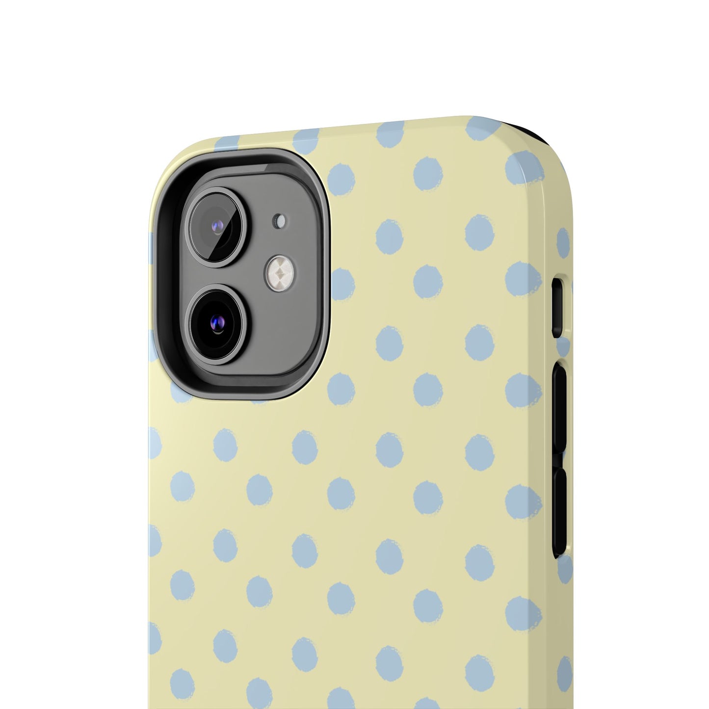 Third Coast – Yellow & Blue Polka Dots Phone Case