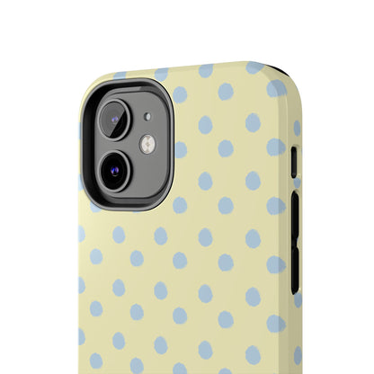 Third Coast – Yellow & Blue Polka Dots Phone Case