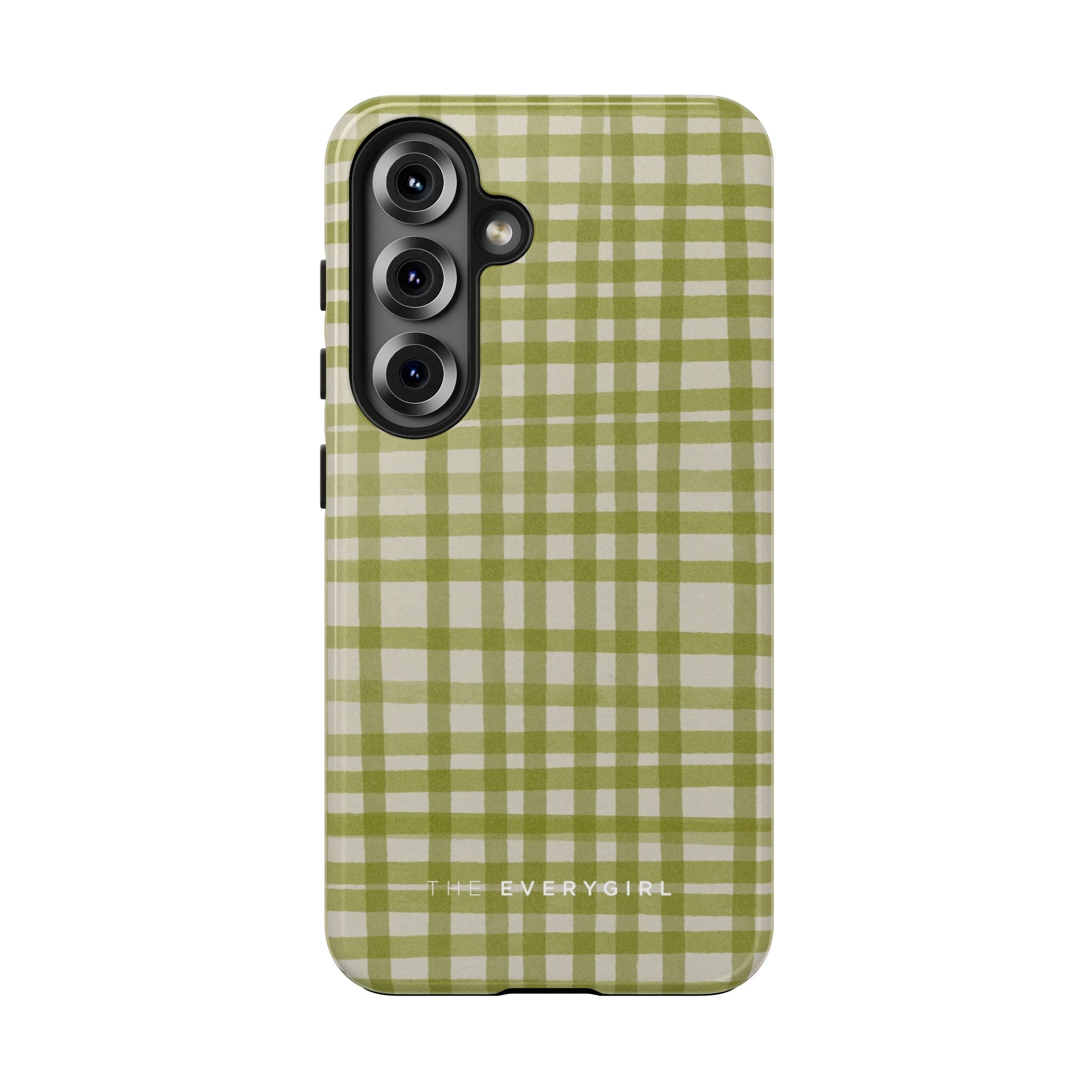 Green Gingham Phone Case