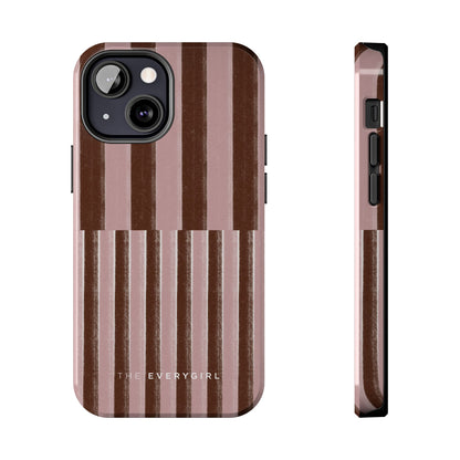 February Pink and Brown Phone Case