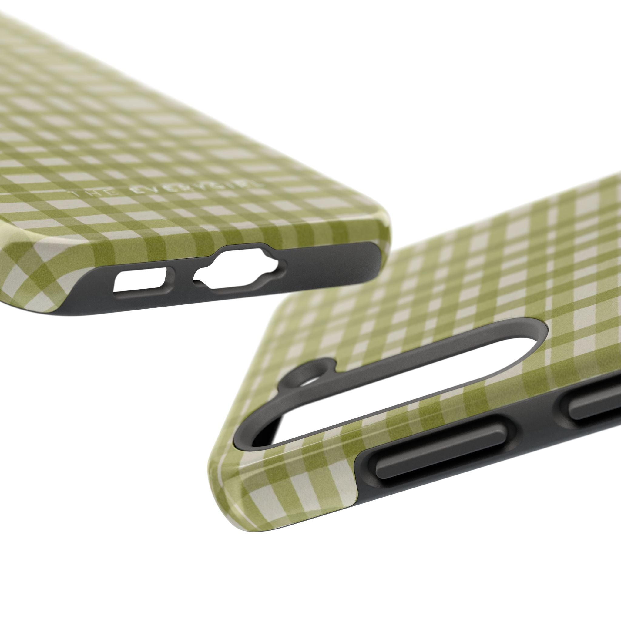 Green Gingham Phone Case