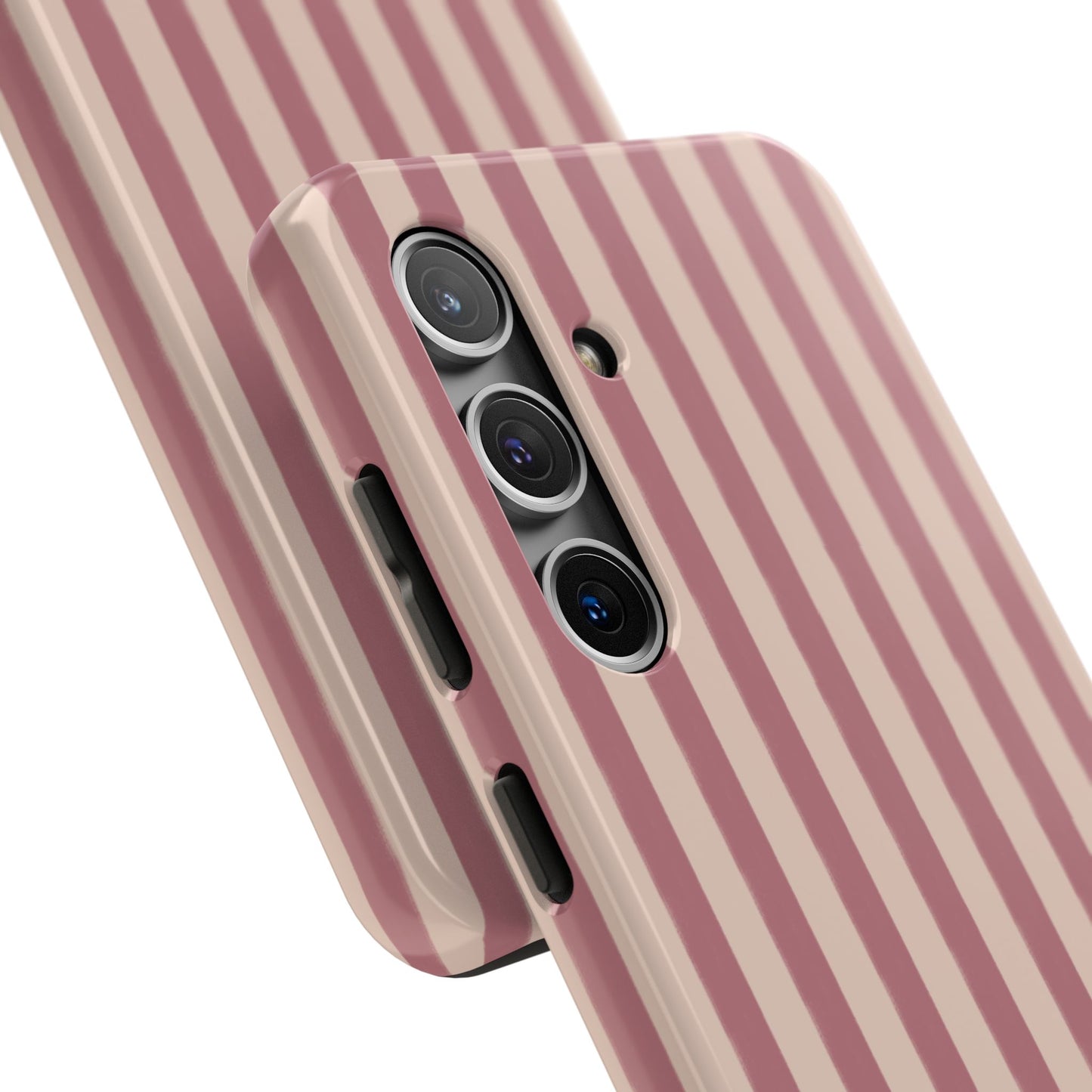 Tone on Tone Pink Stripes IPhone Case