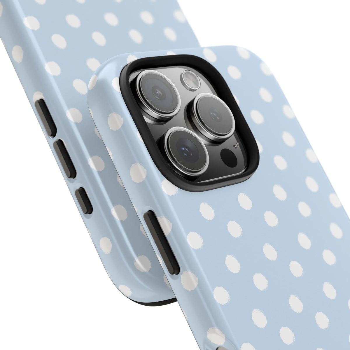 Blue & White Polka Dots Phone Case