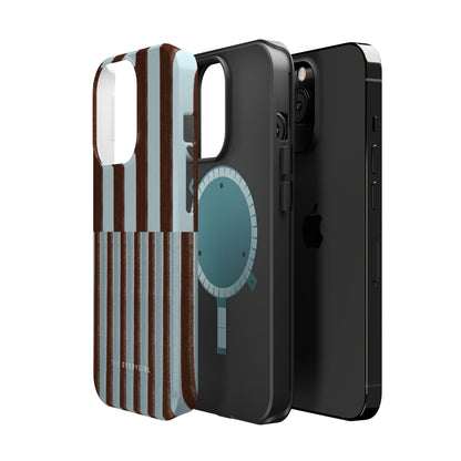 Blue & Brown Contrast Phone Case