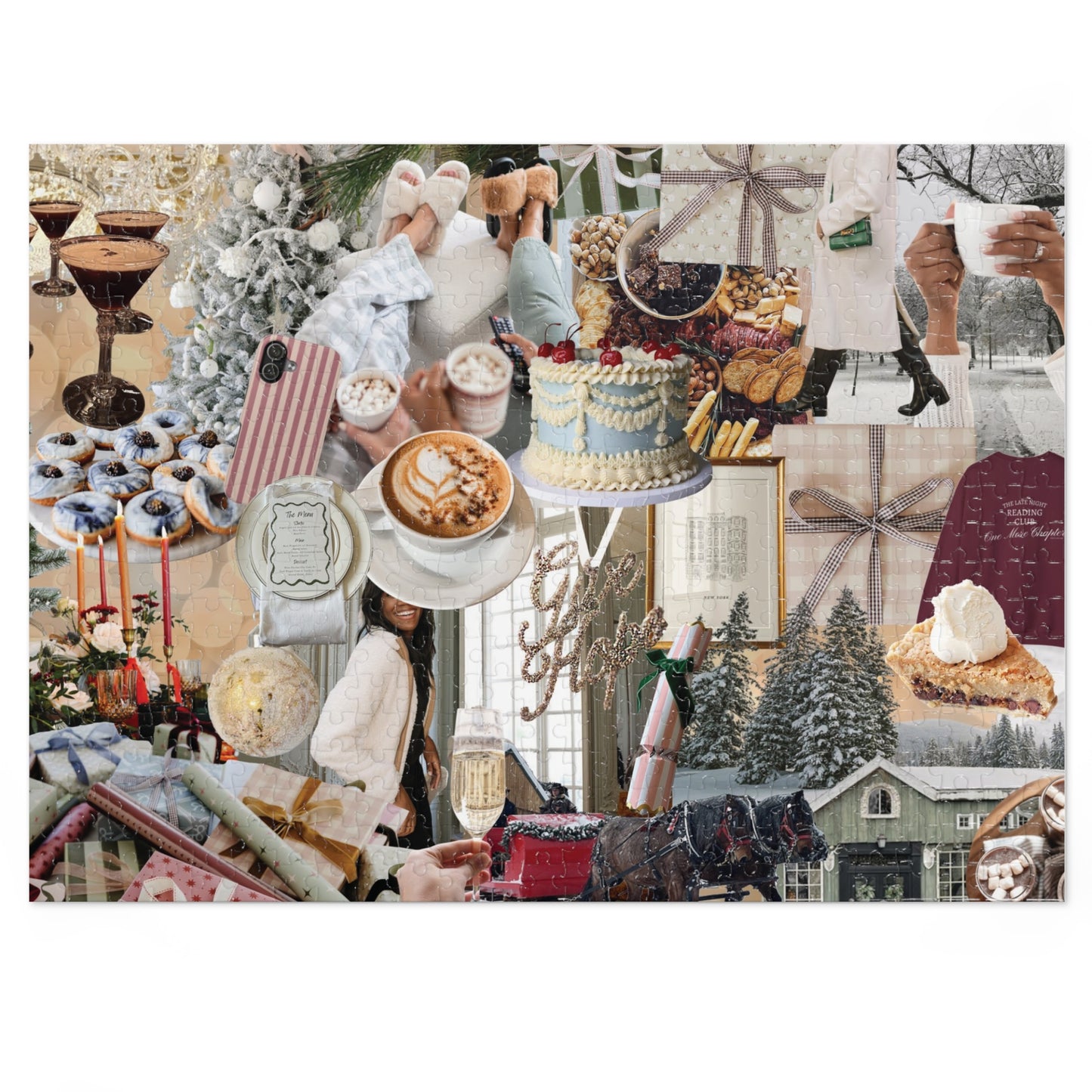 Everygirl Holiday Collage Puzzle