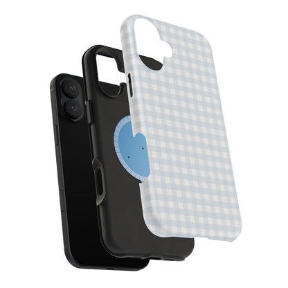 Nancy Meyers Inspired Blue Gingham Phone Case