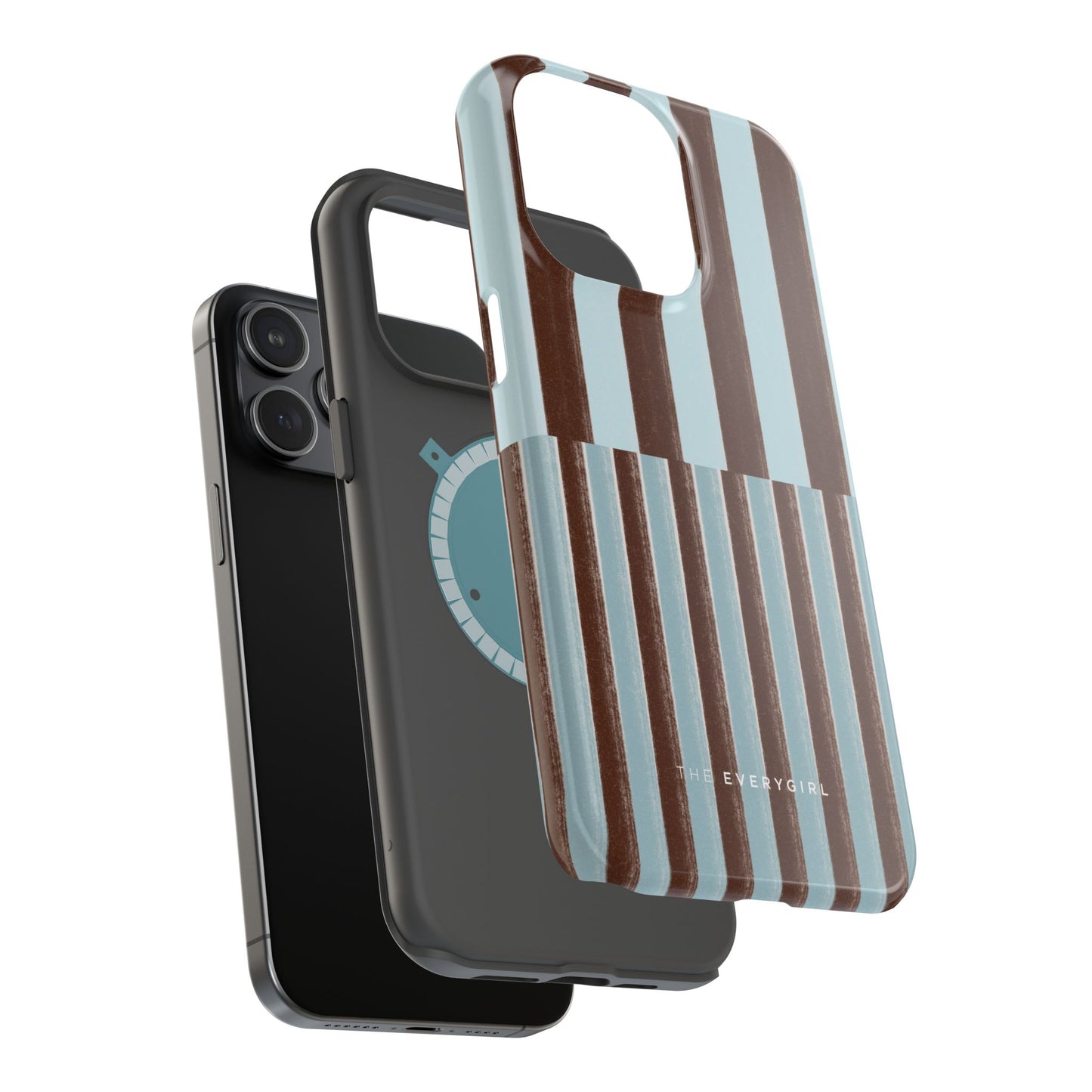 Blue & Brown Contrast Phone Case
