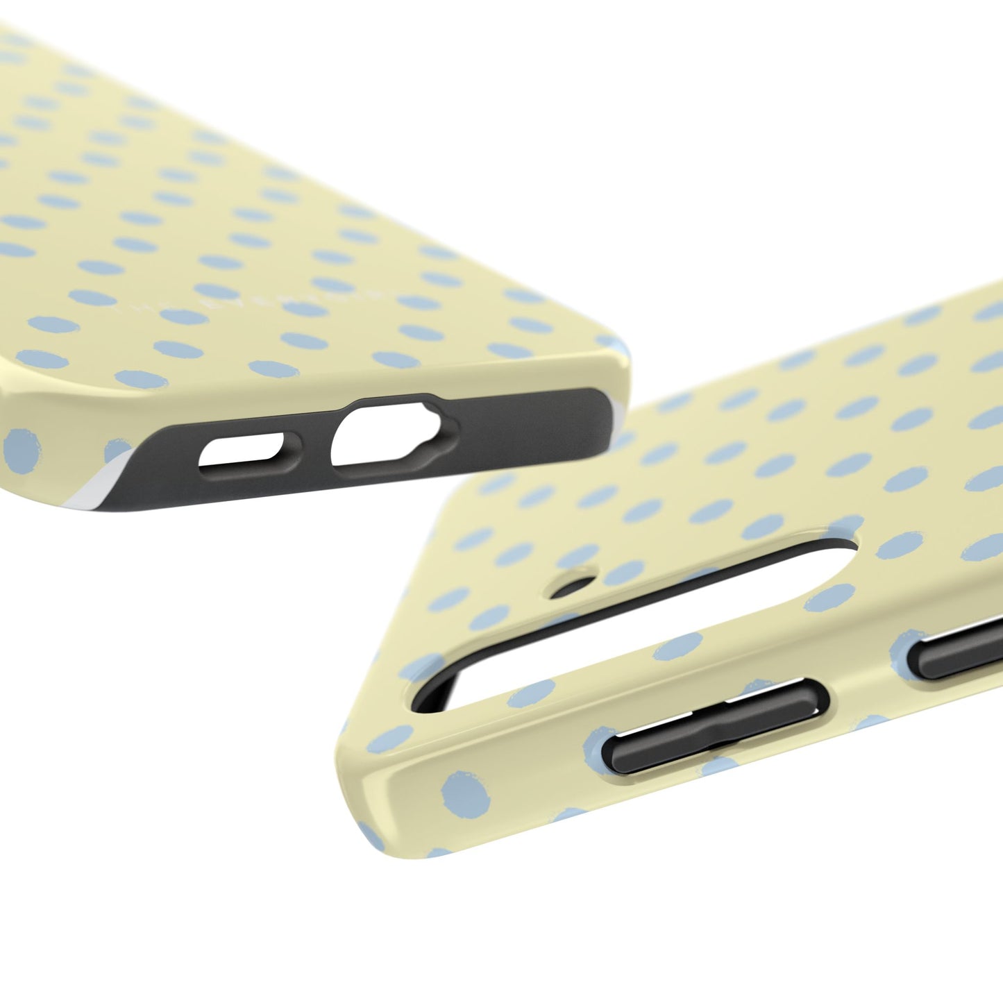 Third Coast – Yellow & Blue Polka Dots Phone Case