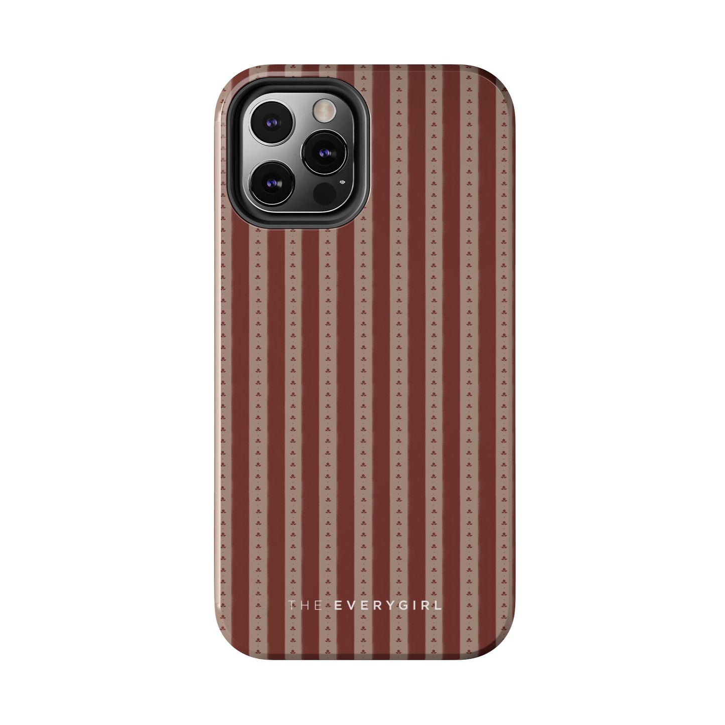 Muted Red Stripe IPhone Case