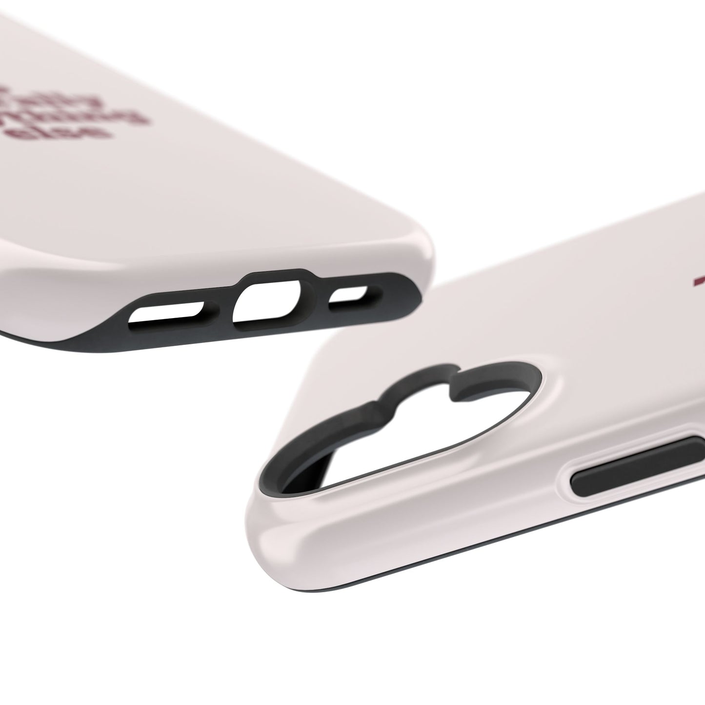 Do Literally Anything Else Burgundy Phone Case
