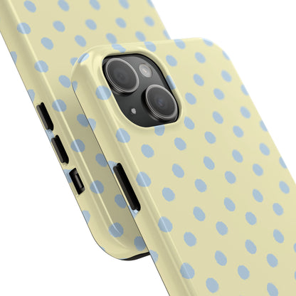 Third Coast – Yellow & Blue Polka Dots Phone Case