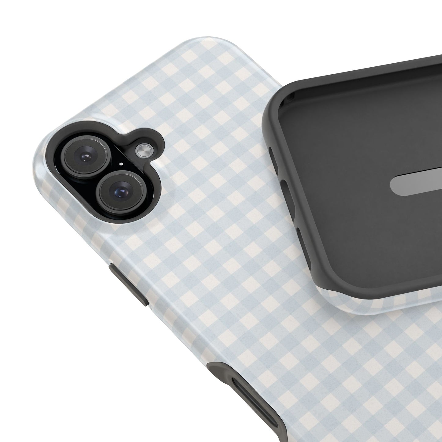 Nancy Meyers Inspired Blue Gingham Phone Case