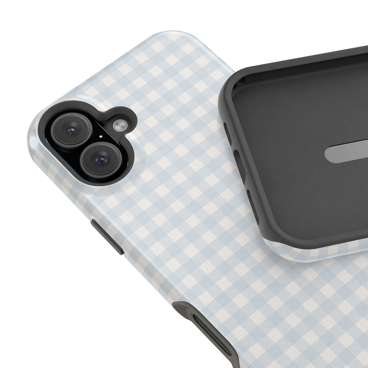 Nancy Meyers Inspired Blue Gingham Phone Case