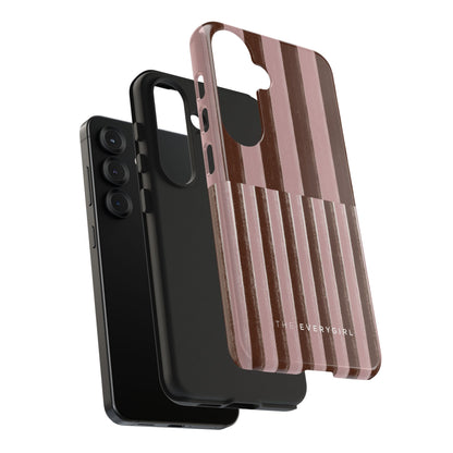 February Pink and Brown Phone Case